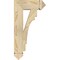Ekena Millwork Merced Arts & Crafts Rough Sawn Bracket, Douglas Fir, 4"W x 14"D x 26"H BKT04X14X26MRC03RDF - alternate 3